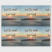 LASS GO UND LASS GOTT SUNRISE FOTO GESCHENKPAPIER (Flach)