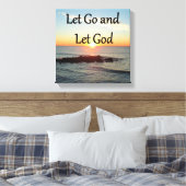 LASS GO UND LASS GOTT SUNRISE FOTO LEINWANDDRUCK (Insitu (Schlafzimmer))