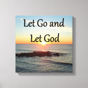LASS GO UND LASS GOTT SUNRISE FOTO LEINWANDDRUCK