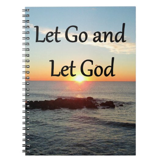 LASS GO UND LASS GOTT SUNRISE FOTO NOTIZBLOCK (Vorderseite)