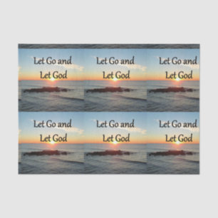 LASS GO UND LASS GOTT SUNRISE FOTO SEIDENPAPIER