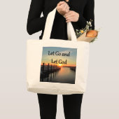 LASS GO UND LASS GOTT SUNSET FOTO JUMBO STOFFBEUTEL (Vorderseite (Produkt))