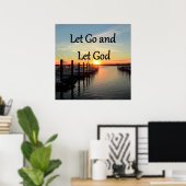 LASS GO UND LASS GOTT SUNSET POSTER (Heimbüro)