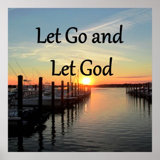 LASS GO UND LASS GOTT SUNSET POSTER (Vorne)
