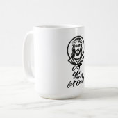 Lass Go und Lass Gott Tasse (Vorderseite Links)