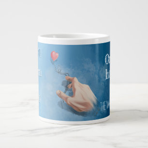 Lass Go vs Weitermachen Jumbo-Tasse