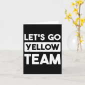 Lass Go Yellow Team War Game Competition Summ Karte (Gelbe Blume)