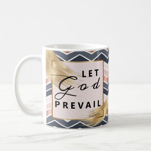 Lass Gottes Prevail, Russell M Nelson Konferenzang Kaffeetasse (Links)