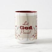 Lass Gottes Prevail, Russell M Nelson Konferenzang Zweifarbige Tasse (Mittel)