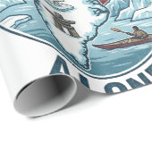 Lass Grönland in Ruhe Geschenkpapier (Rolleneckpunkt)