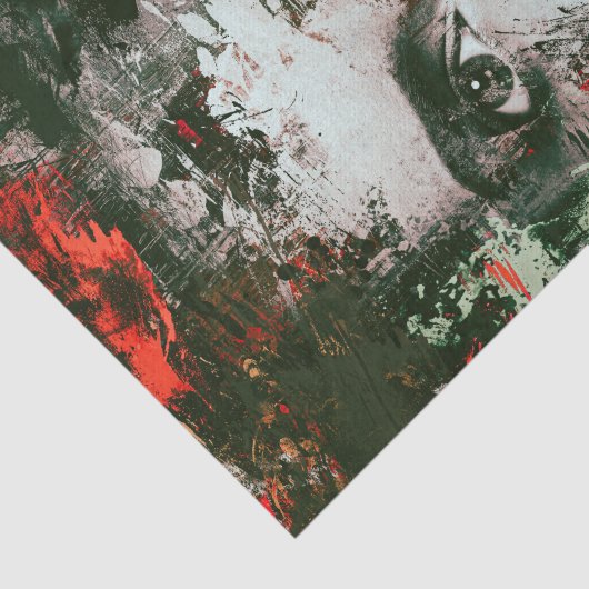 Lass - Grunge Style Seidenpapier (Ausschnitt)