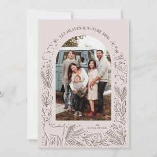 Lass Heaven an Nature Sing Feiertagskarte