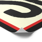 Lass Heaven and Nature Sing Vintage Poster (Ecke)