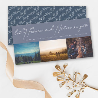 Lass Heaven & Nature Sing Religiöses Weihnachtsfes Feiertagskarte