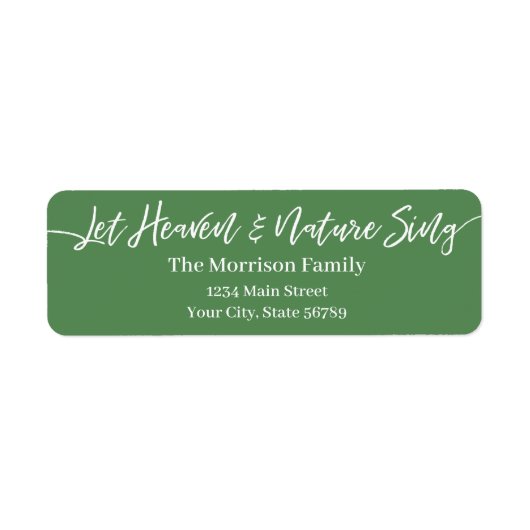 Lass Heaven & Nature Sing-Skript grün (Vorne)