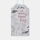 Lass Heaven & Nature Sing, Weihnachtslied Geschenkanhänger (Vorderseite)