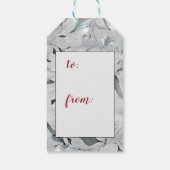 Lass Heaven & Nature Sing, Weihnachtslied Geschenkanhänger (Rückseite)