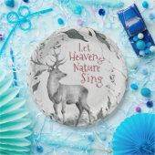 Lass Heaven & Nature Sing, Weihnachtslied Pappteller (Party)