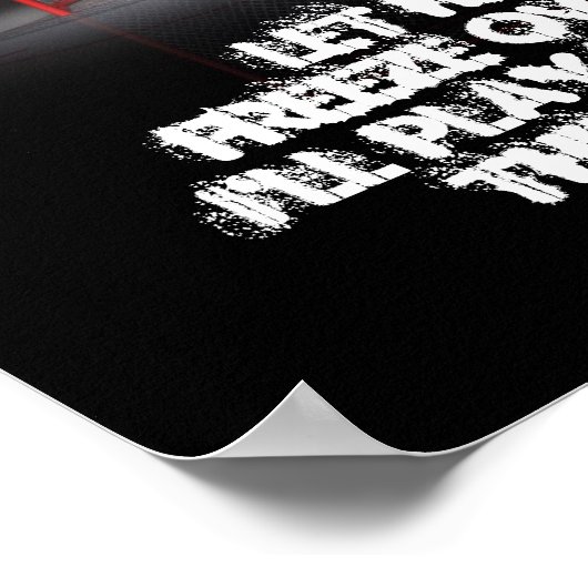 LASS HELL FREEZE OVER POSTER (Ecke)