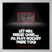 LASS HELL FREEZE OVER POSTER (Vorne)