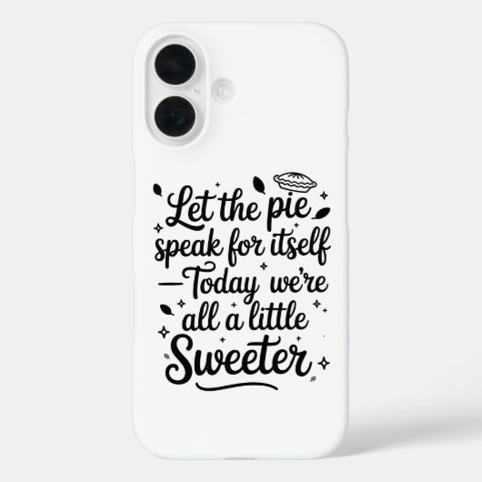 Lass heute den Kuchen für sich selbst Case-Mate iPhone Hülle (Rückseite)