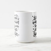Lass heute den Kuchen für sich selbst Kaffeetasse (Mittel)