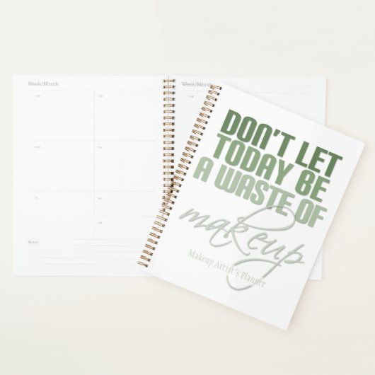 Lass heute nicht eine Verschwendung von Grün Planer (Anzeige)