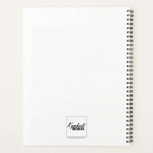 Lass heute nicht eine Verschwendung von Make-up Bl Planer (Rückseite)