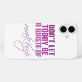 Lass heute nicht Schminkverschwendung Case-Mate iPhone Hülle (Rückseite (Horizontal))