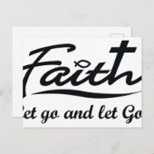 Lass hin und Lass Gott Postkarte (Vorne/Hinten)