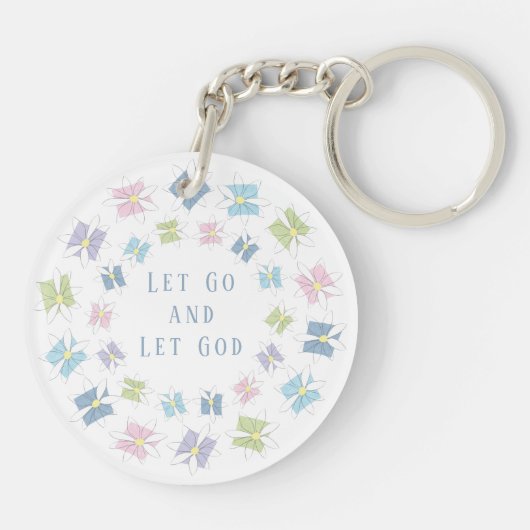 Lass hin und Lass Gott Schlüsselanhänger (Rückseite)