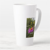 Lass Hoffnung Anbieten Zitat Hübsche Lila Blume Milchtasse (Rechte Ecke)