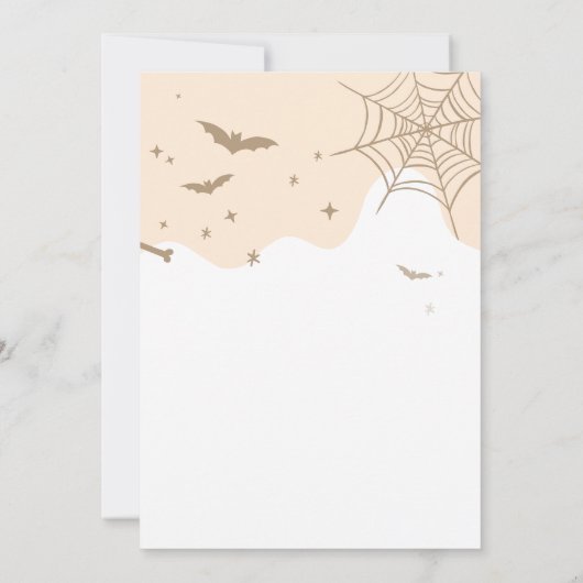 Lass Hooky Fun Halloween-Party Einladung (Rückseite)