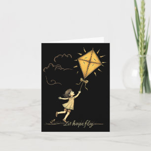 Lass Hope Fly Pediatric Cancer Awareness September Karte