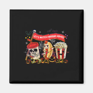 Lass Horror Filme Halloween Funny Ghost Ske ansehe Magnet