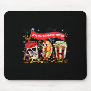 Lass Horror Filme Halloween Funny Ghost Ske ansehe Mousepad