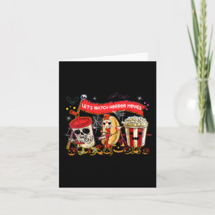 Lass Horror Filme Halloween Spaß Ghost Skele beoba Karte