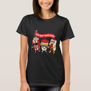Lass Horror Movies Spaß Halloween Kostümspo ansehe T-Shirt