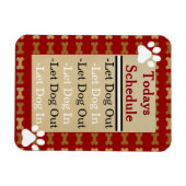 Lass Hunde, die Gelassen sind Magnet (Horizontal)