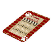 Lass Hunde, die Gelassen sind Magnet (Linke Seite)