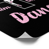 Lass ihn mit Tanzkreuzbibel zu preisen Poster (Ecke)