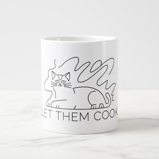 Lass ihnen Cook Jumbo-Tasse (Vorderseite)