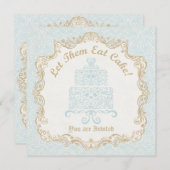 Lass ihnen die Einladung zum Kuchen (Vorne/Hinten)