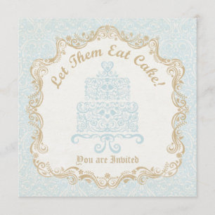 Lass ihnen die Einladung zum Kuchen