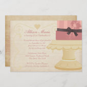 Lass ihnen Kuchen Einladungen essen (Vorne/Hinten)