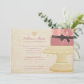 Lass ihnen Kuchen Einladungen essen (Stehend Vorderseite)