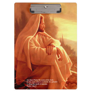 Lass ihnen Lob den Namen des Lord Clipboard Klemmbrett