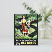 Lass ihnen nicht die Schatten-Touch, kaufe Kriegsa Postkarte (Stehend Vorderseite)