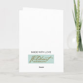 Lass ihnen Stare Feiertagskarte (Rückseite)