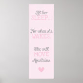 Lass ihr Schlaf. Poster (Vorne)